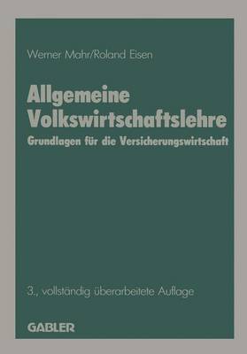 Book cover for Allgemeine Volkswirtschaftslehre