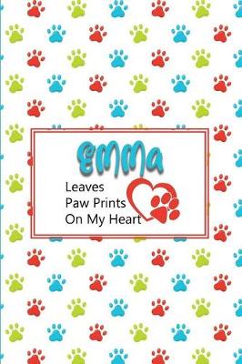 Book cover for Emma Leaves Paw Prints on My Heart