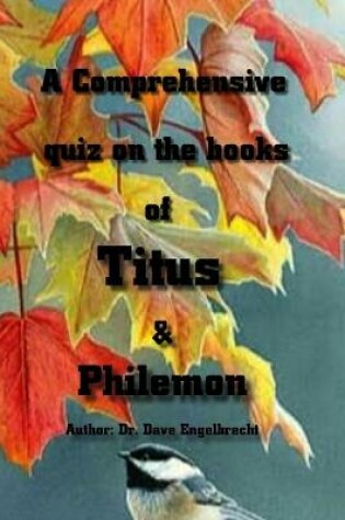 Cover of A Comprehensive on the books Titus &Philemon