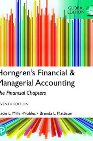 Cover of MyLab Accounting with Pearson eText for Horngren's Financial & Managerial Accounting, The Financial Chapters, Global Edition