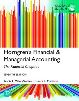 Book cover for MyLab Accounting with Pearson eText for Horngren's Financial & Managerial Accounting, The Financial Chapters, Global Edition