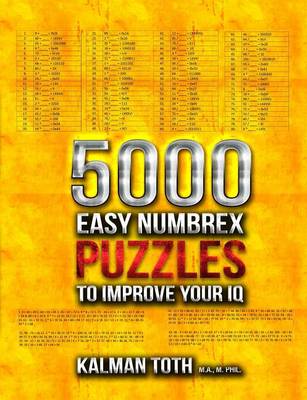 Book cover for 5000 Easy Numbrex Puzzles to Improve Your IQ