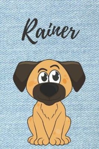 Cover of Rainer Hunde Notizbuch / Notizheft / Malbuch / Kritzelbuch / Tagebuch / Journal / DIN A5 / Geschenke