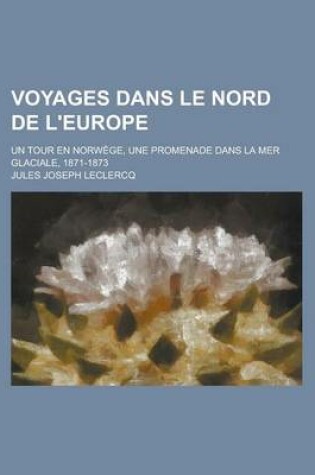 Cover of Voyages Dans Le Nord de L'Europe; Un Tour En Norwege, Une Promenade Dans La Mer Glaciale, 1871-1873
