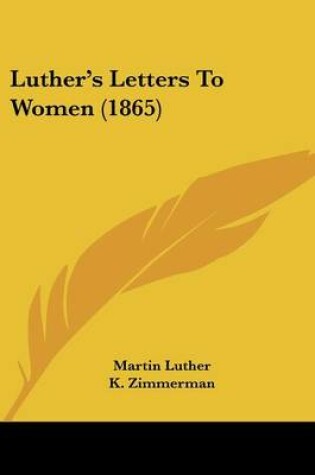 Cover of Luther's Letters to Women (1865)