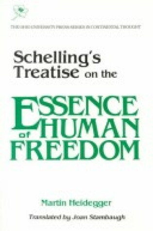 Cover of Schelling's Treatise on the Essence of Human Freedom