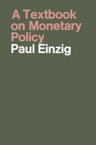 Cover of A Textbook on Monetary Policy