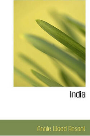 Cover of India