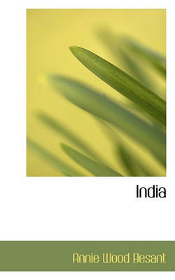 Book cover for India