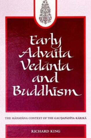 Cover of Early Advaita Vedanta and Buddhism