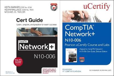 Book cover for Comptia Network+ N10-006 Pearson Ucertify Course and Labs and Textbook Bundle