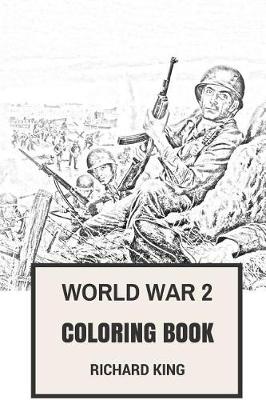 Book cover for World War 2 Coloring Book