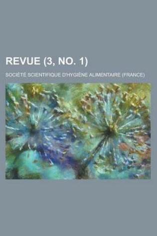 Cover of Revue (3, No. 1 )