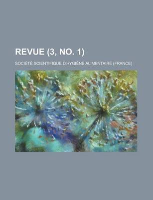 Book cover for Revue (3, No. 1 )