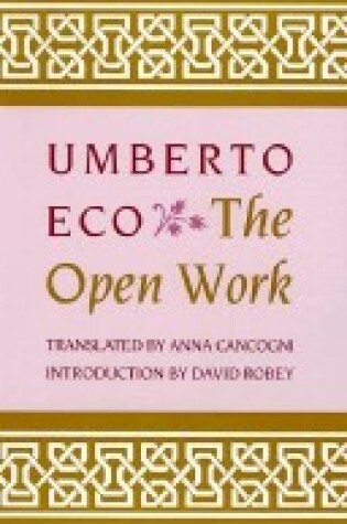 Cover of The Open Work