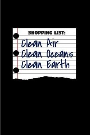 Cover of Shopping List Clean Oceans Clean Earth