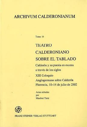 Cover of Teatro Calderoniano Sobre El Tablado