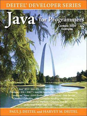 Book cover for Java for Programmers