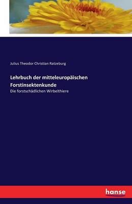 Book cover for Lehrbuch der mitteleuropäischen Forstinsektenkunde