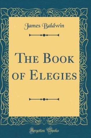 Cover of The Book of Elegies (Classic Reprint)