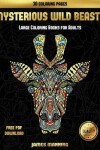 Book cover for Large Coloring Books for Adults (Mysterious Wild Beasts)