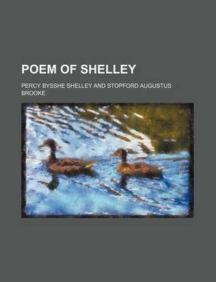Book cover for Poem of Shelley
