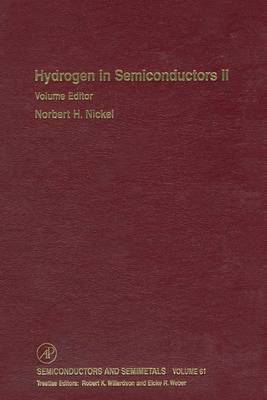 Book cover for Hydrogen in Semiconductors II