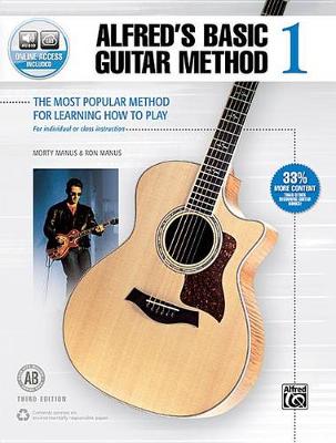 Cover of Alfred's Basic Guitar Method 1 (Third Edition)