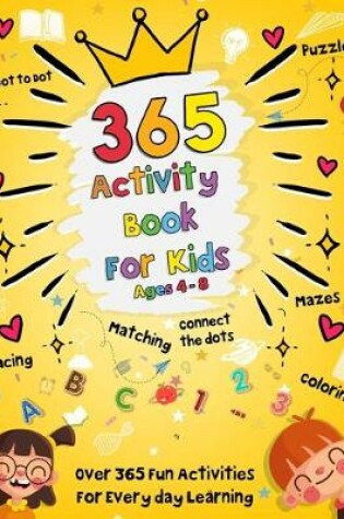 Cover of 365 Activity Book for Kids Ages 4-8