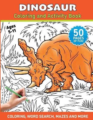 Book cover for Dinosaur - Coloring and Activity Book