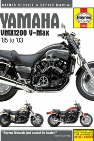 Cover of Yamaha VMX1200 V-Max Service and Repair Manual