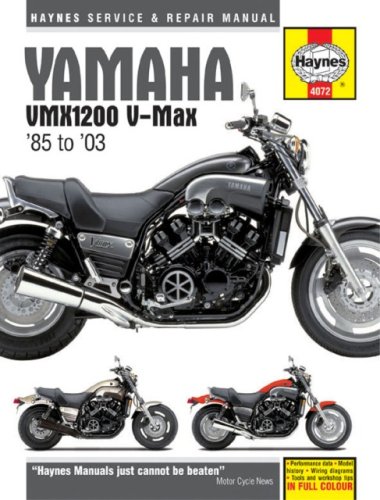 Book cover for Yamaha VMX1200 V-Max Service and Repair Manual