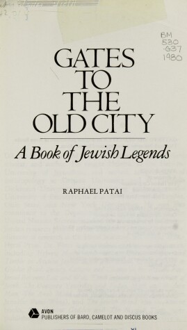 Book cover for Gates to the Old City