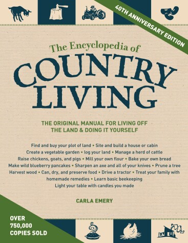 Book cover for The Encyclopedia of Country Living, 40th Anniversary Edition