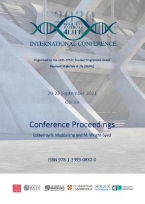 Book cover for Conference Proceedings of the Resilient Materials 4 Life (RM4L) International Conference