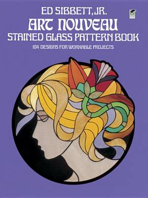 Book cover for Art Nouveau Stained Glass Pattern Book