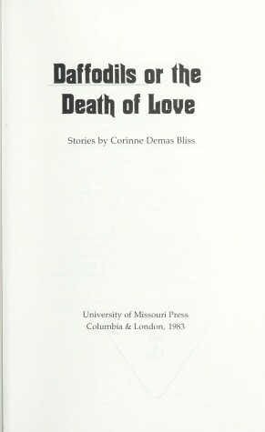 Cover of Daffodils or the Death of Love