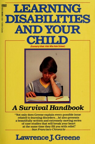 Cover of Learning Disabilities and Your Child