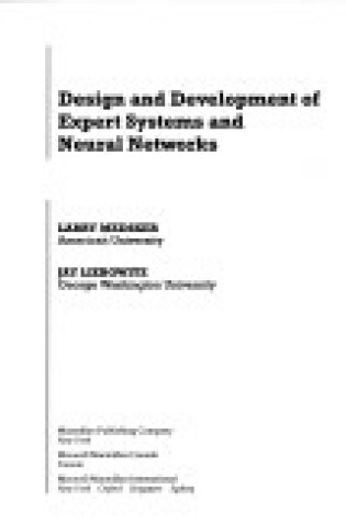 Cover of Design and Development of Expert Systems and Neural Networks