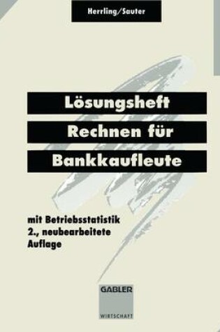 Cover of Lösungsheft Rechnen für Bankkaufleute