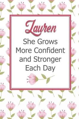 Book cover for Lauren She Grows More Confident and Stronger Each Day
