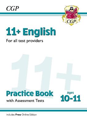 Book cover for 11+ English Practice Book & Assessment Tests - Ages 10-11 (for all test providers)