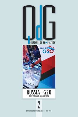 Book cover for Quaderni di Geopolitica  - Russia-G20: Come Tornare alla Crescita