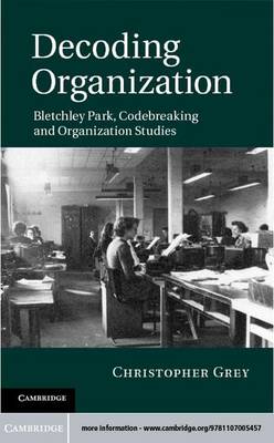 Book cover for Decoding Organization