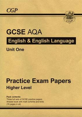 Book cover for GCSE English AQA Practice Papers - Higher (A*-G course)