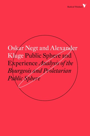 Cover of Public Sphere and Experience