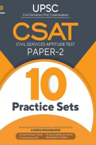 Cover of 10 Practice Sets Csat Civil Services Aptitude Test Paper 2 2021