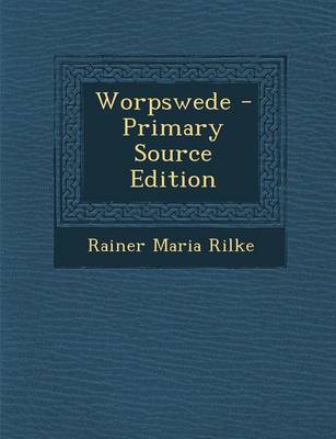 Book cover for Worpswede - Primary Source Edition