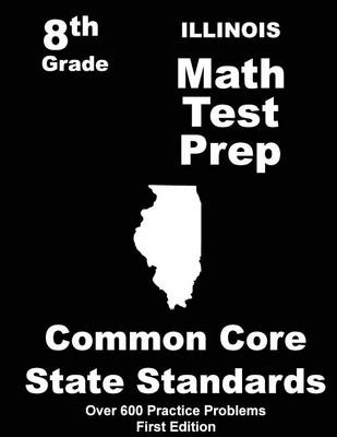 Book cover for Illinois 8th Grade Math Test Prep