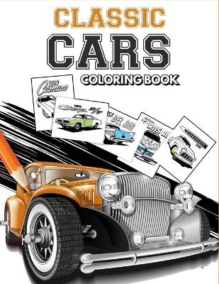 Book cover for Classic Cars Coloring Book